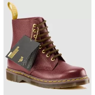 1460 Pebble Cherry Made In England Boots