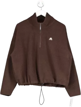 4th & Reckless Arq Brown Phoenix Half Zip UK M