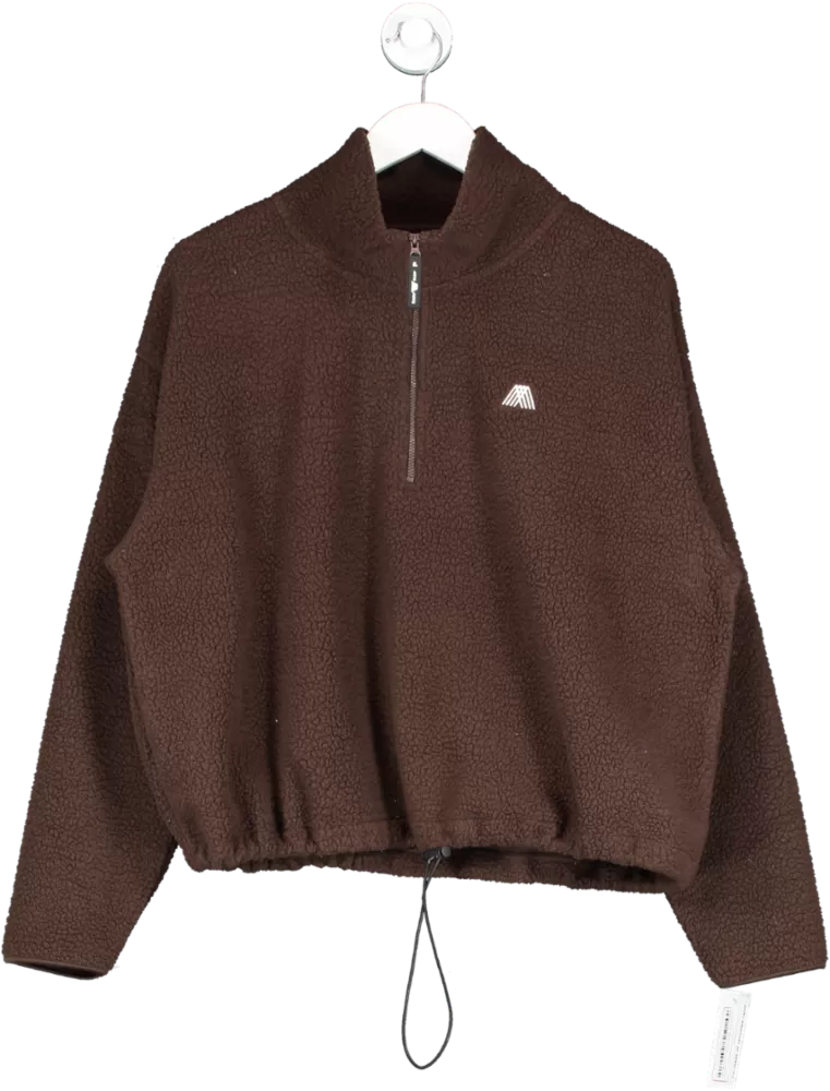 4th & Reckless Arq Brown Phoenix Half Zip UK M