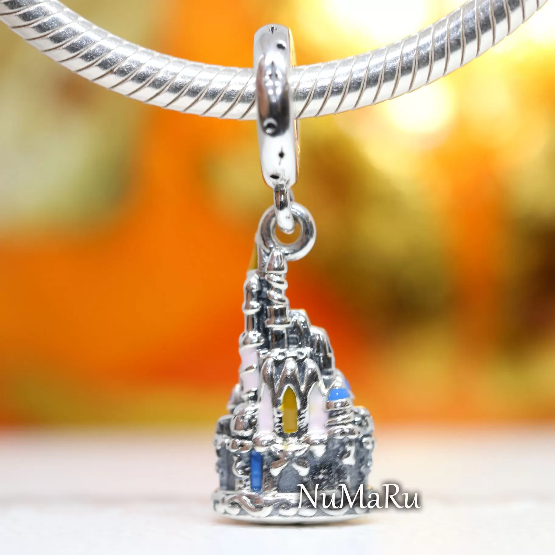 50th Anniversary Fantasyland Castle Charm 400945215345