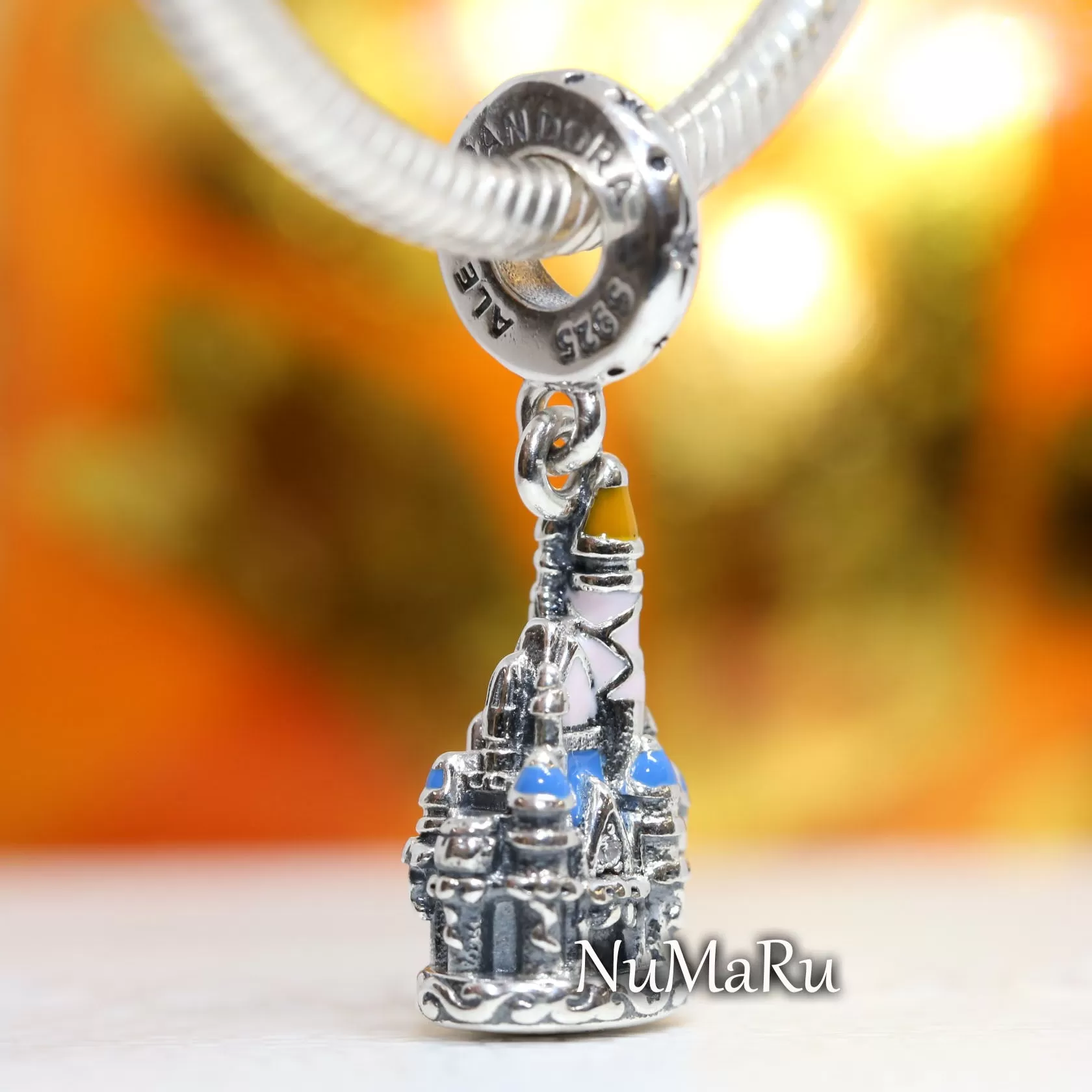 50th Anniversary Fantasyland Castle Charm 400945215345