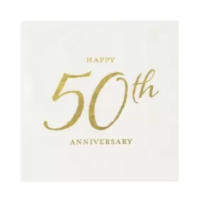 50th Anniversary Napkins 20ct.