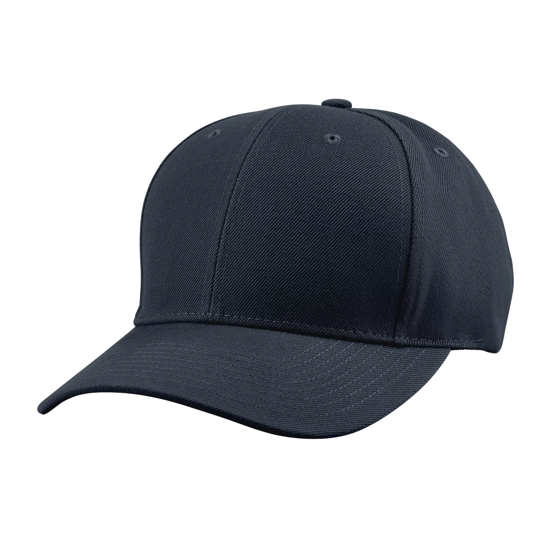 6 Panel Cap w/Curved Bill - NV04