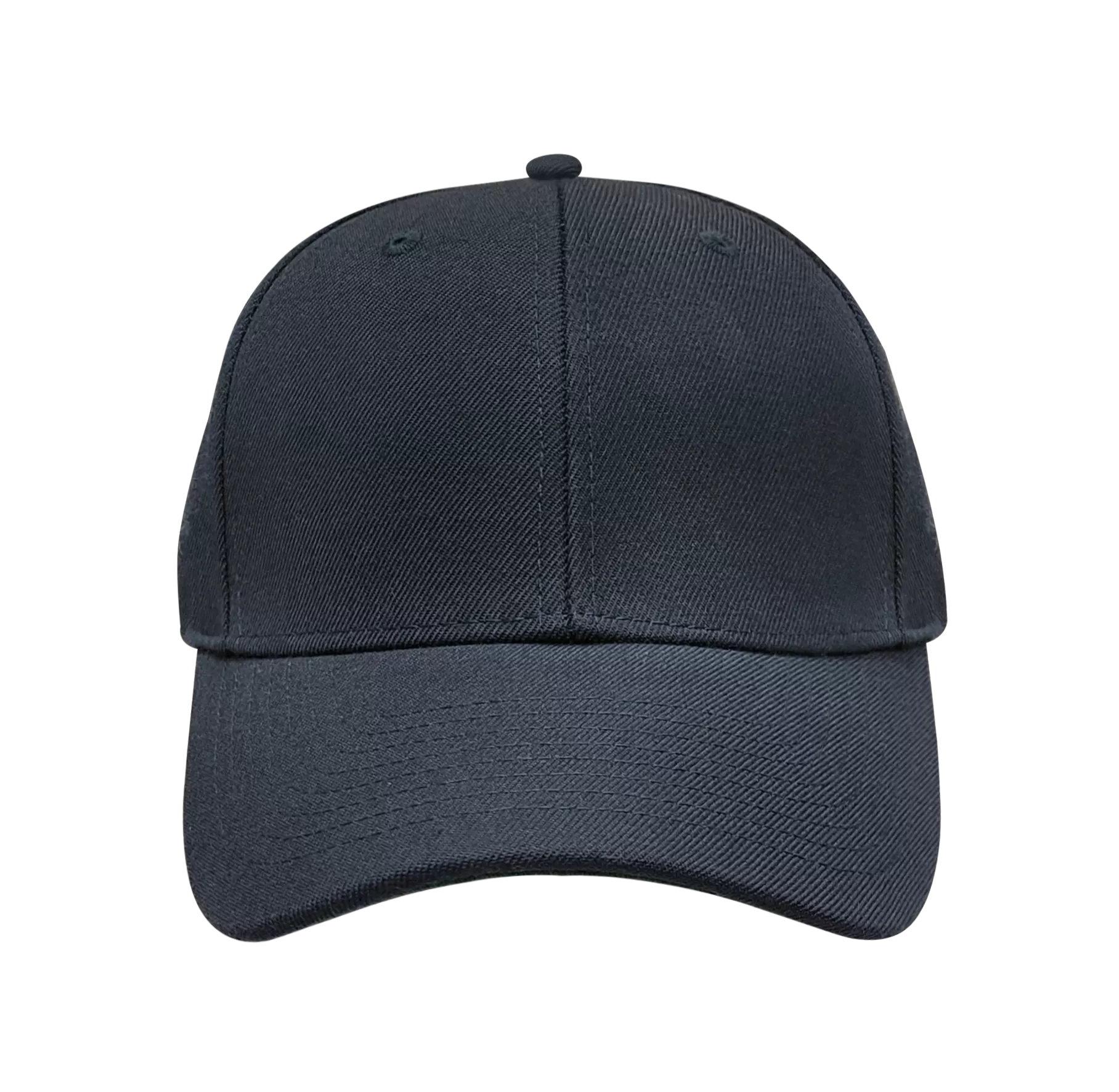 6 Panel Cap w/Curved Bill - NV04