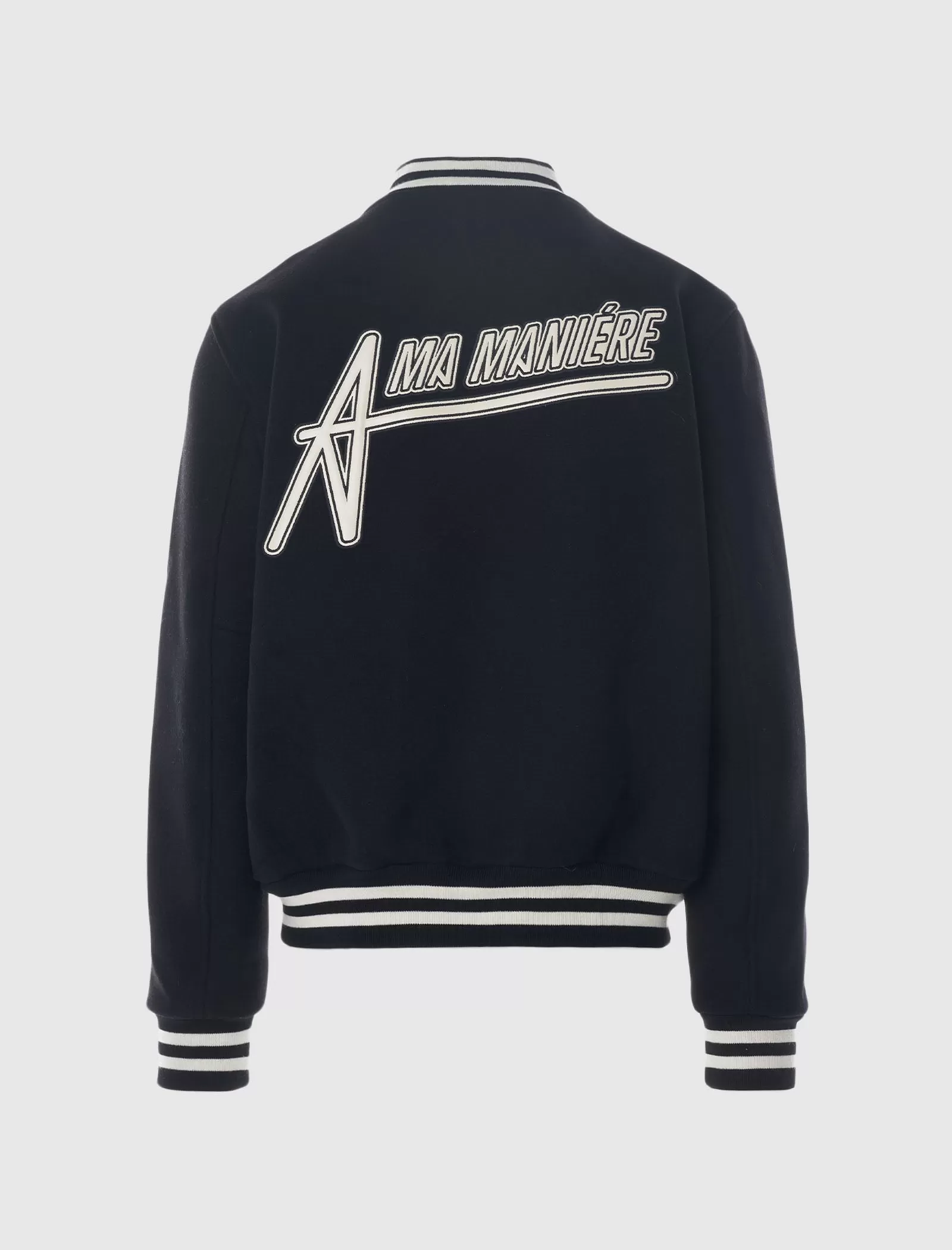 A MA MANIRE ANNIVERSARY VARSITY JACKET