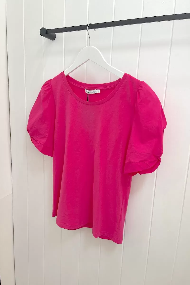 Abigail Top, Hot Pink