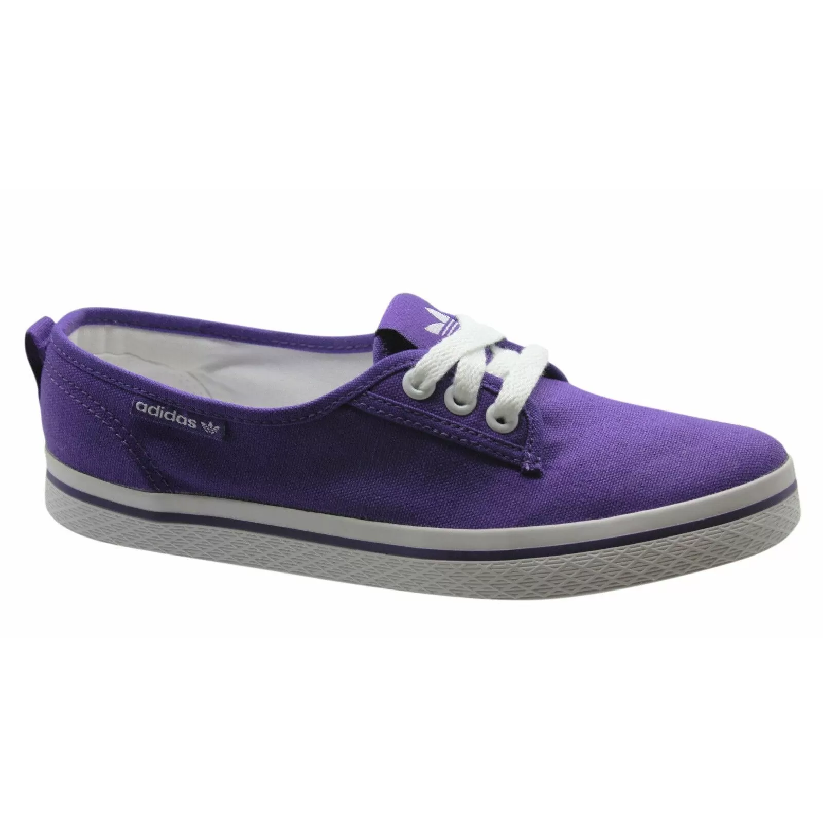 Adidas Originals Honey Plimsole Womens Trainers Shoes Lace Purple M20783 B37B