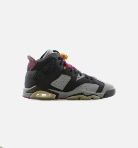 Air Jordan 6 Retro Bordeaux Grade School Lifestyle Shoe - Black/Light Graphite/Dark Grey/Bordeaux Limit One Per Customer