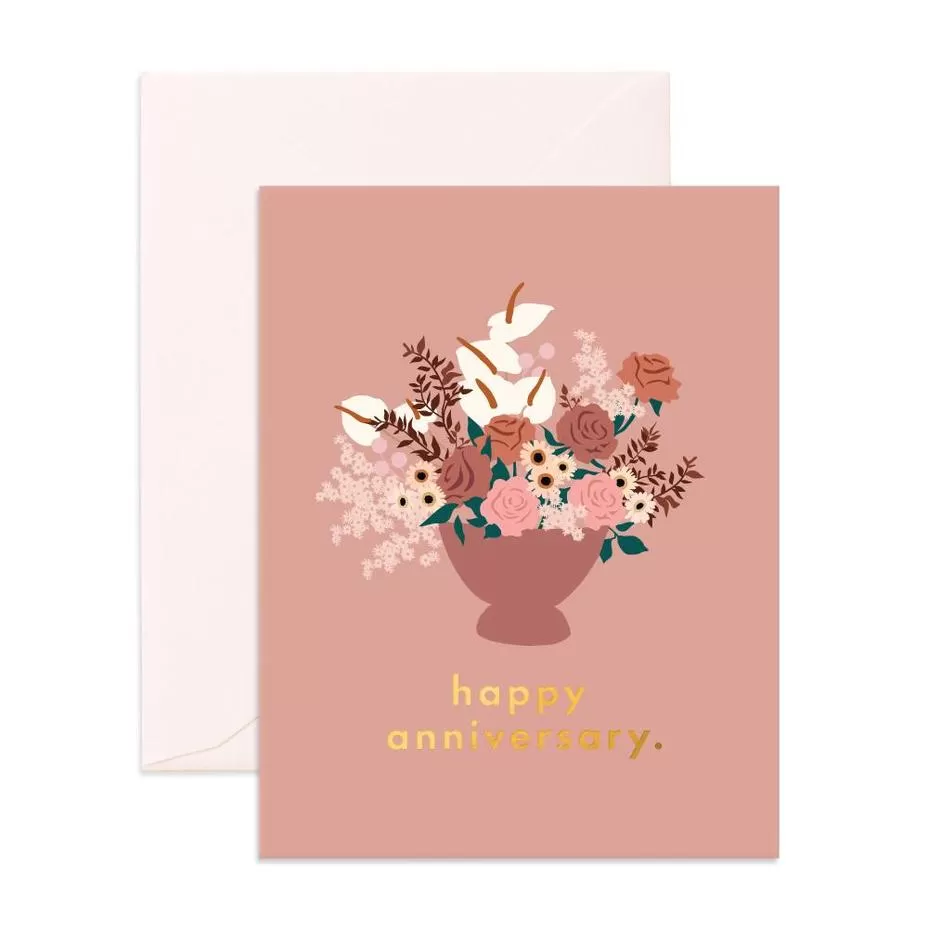  Anniversary Still Life  Card