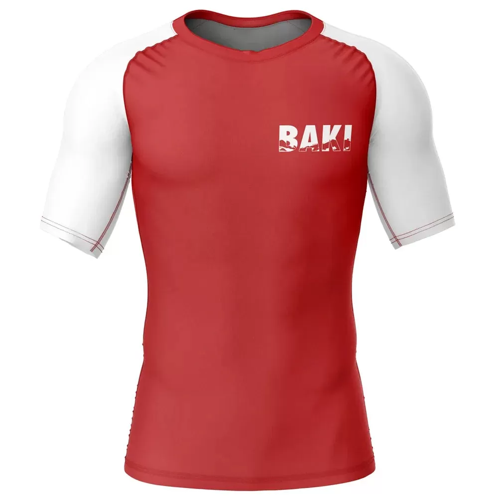 Baki The Grappler 'Jersey' Short Sleeve Compression Rashguard