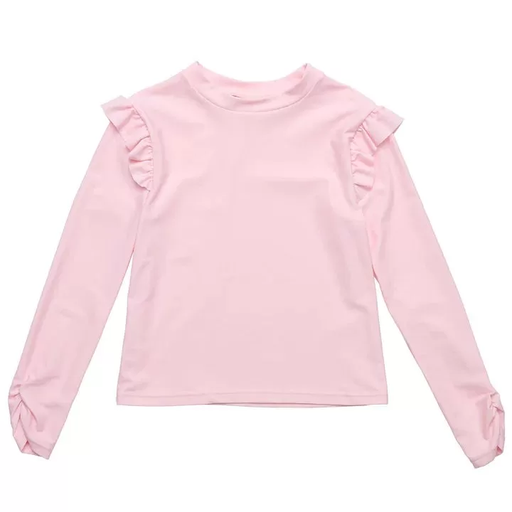 Ballet Pink LS Rash Top