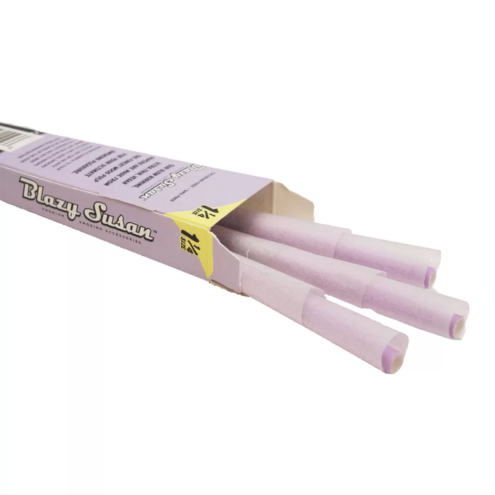 Blazy Susan 1 1/4 Purple Pre Rolled Cones | 6 Pack