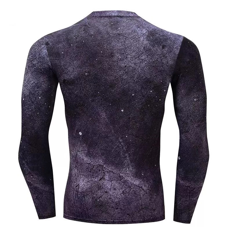 Camouflage Compression 'Concrete Camo' Long Sleeve Rashguard