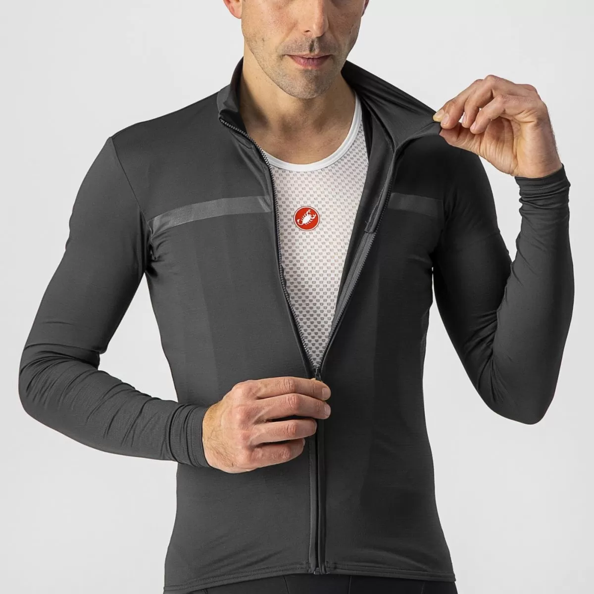 Castelli Men's Pro Thermal Mid LS Jersey