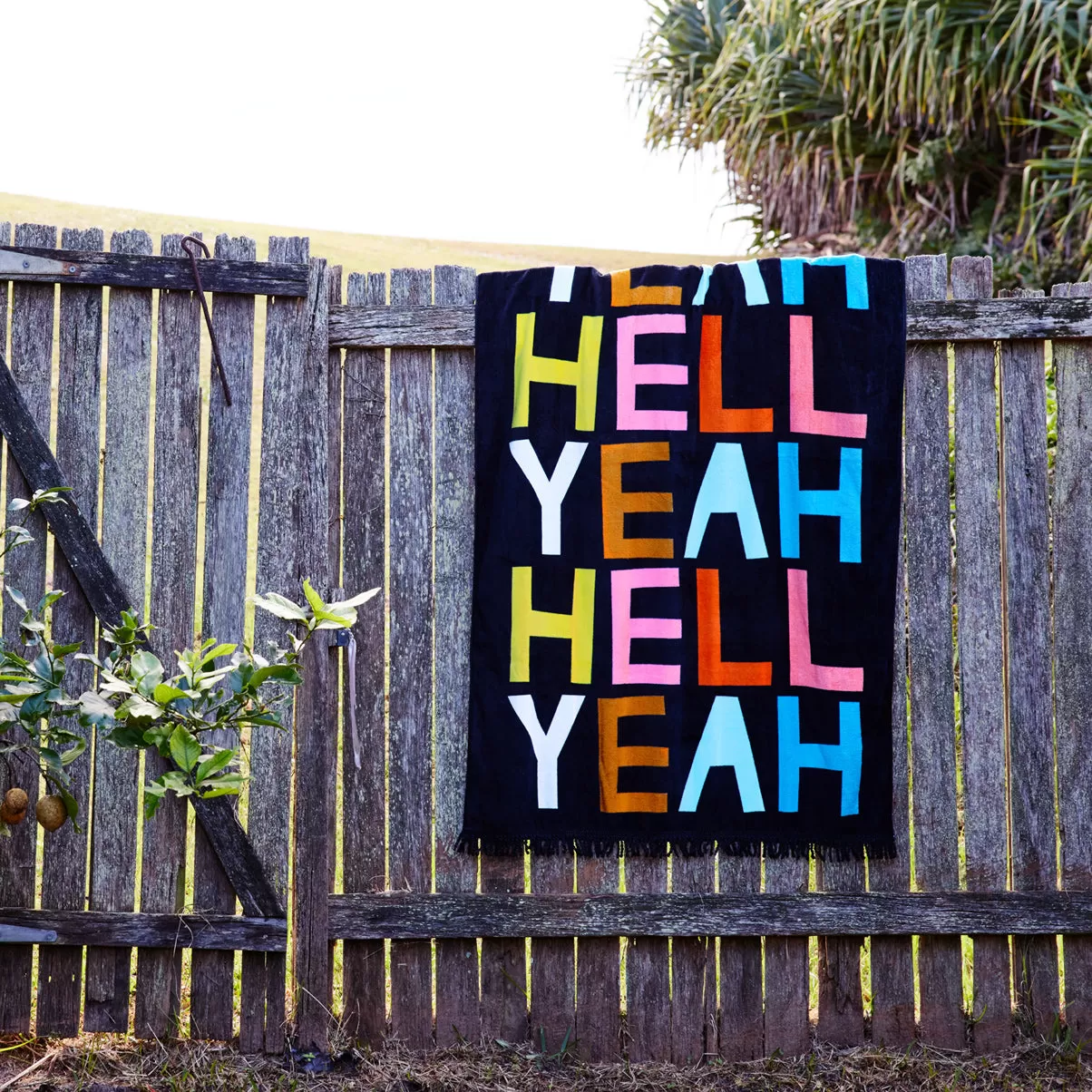 Castle & Things | Hell Yeah Beach Towel