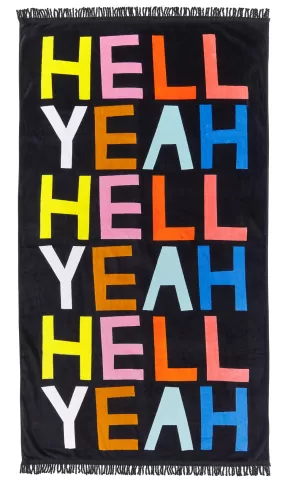 Castle & Things | Hell Yeah Beach Towel