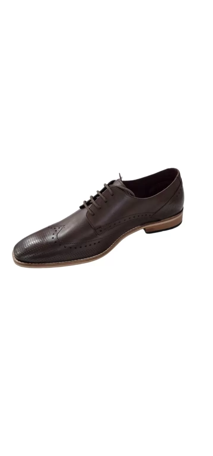 Cavani Rome Men's Brown Leather Shoes