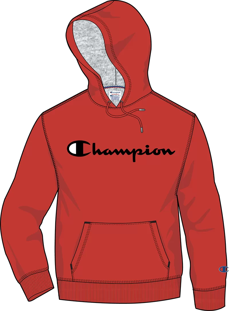 Champion Big & Tall Script Pullover Hoodie