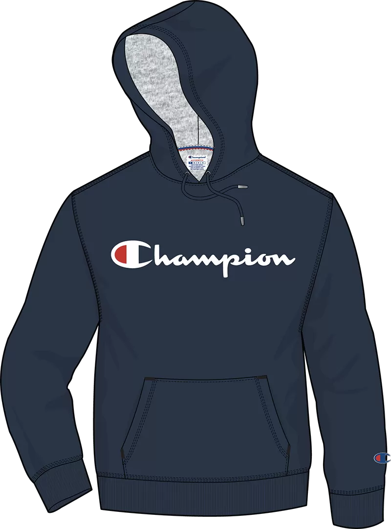 Champion Big & Tall Script Pullover Hoodie