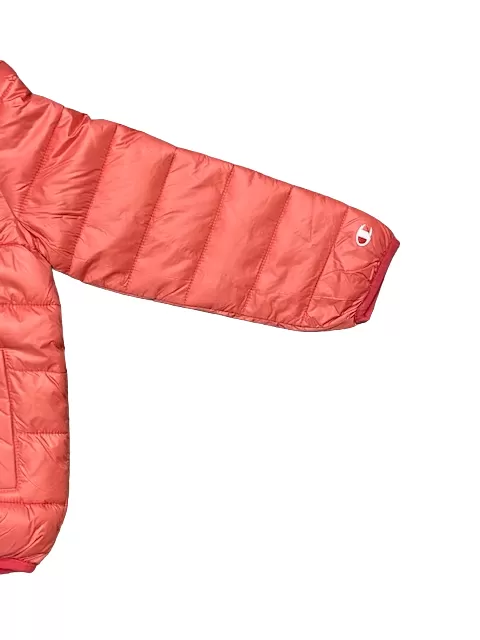 Champion Girls' hooded down jacket 306197 PS171 TRSE pink