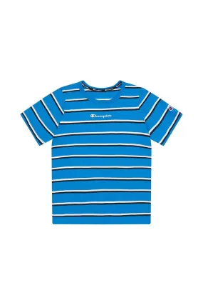 CHAMPION JUNIOR STRIPE BLUE TEE