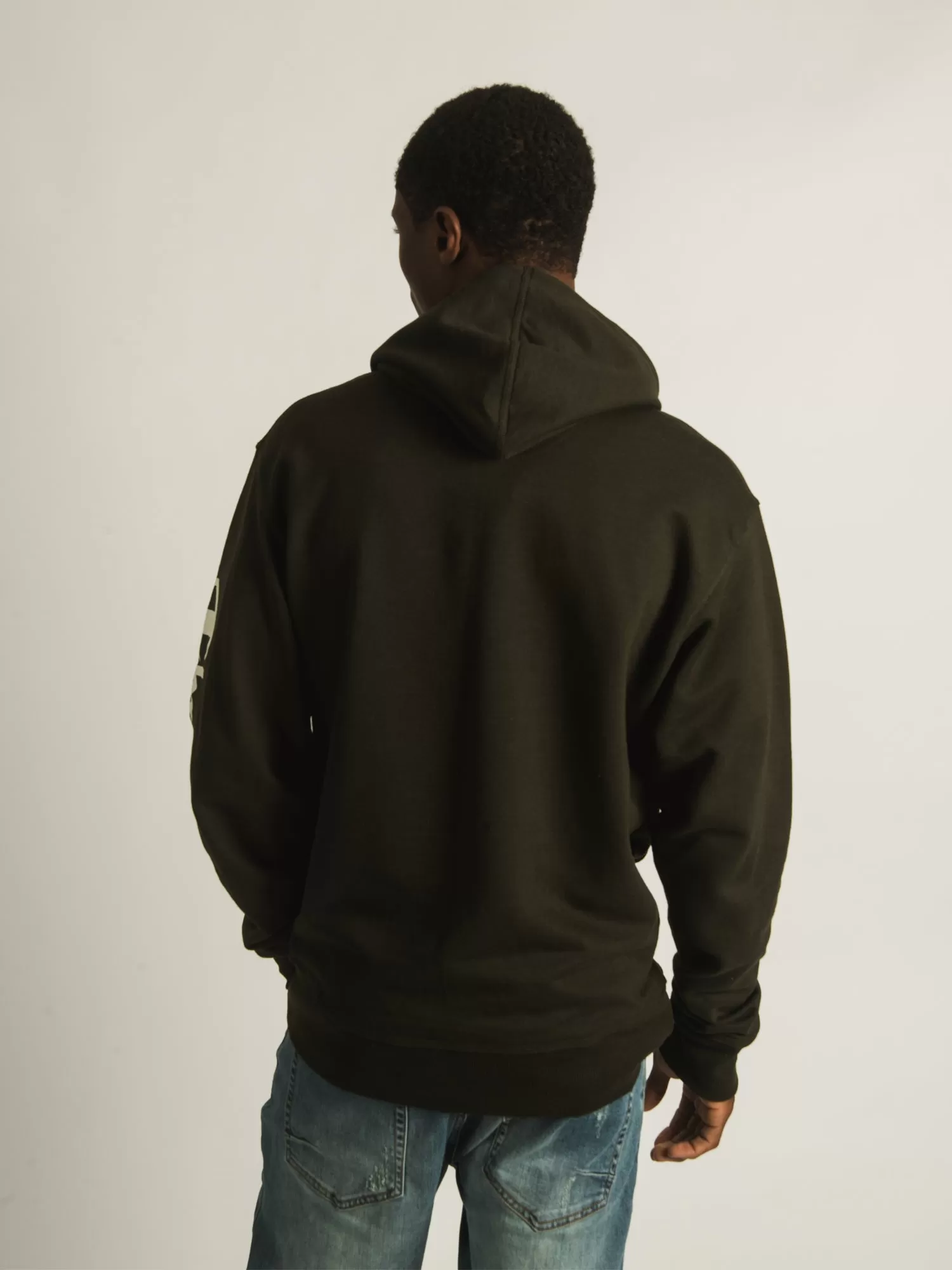 CHAMPION POWERBLEND SLEEVE & SCRIPT HOODIE - CLEARANCE