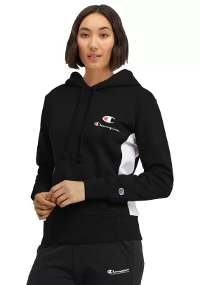 Champion Womens SPS Panel Hoodie <br> CTN3N BAW