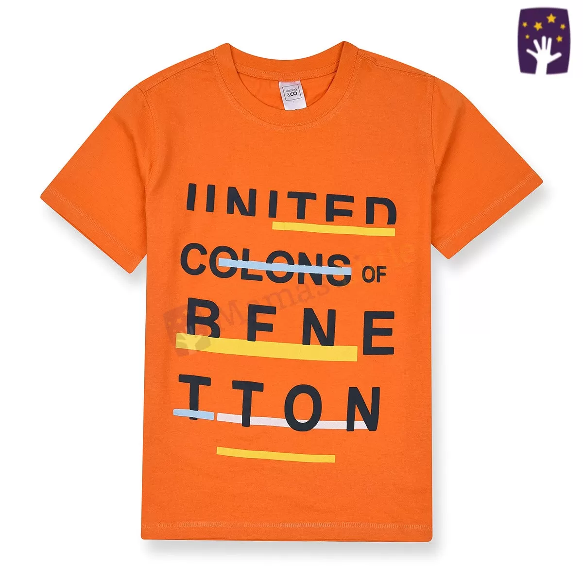 Clothing C United Colors of BENNT Orange Shirt 10216