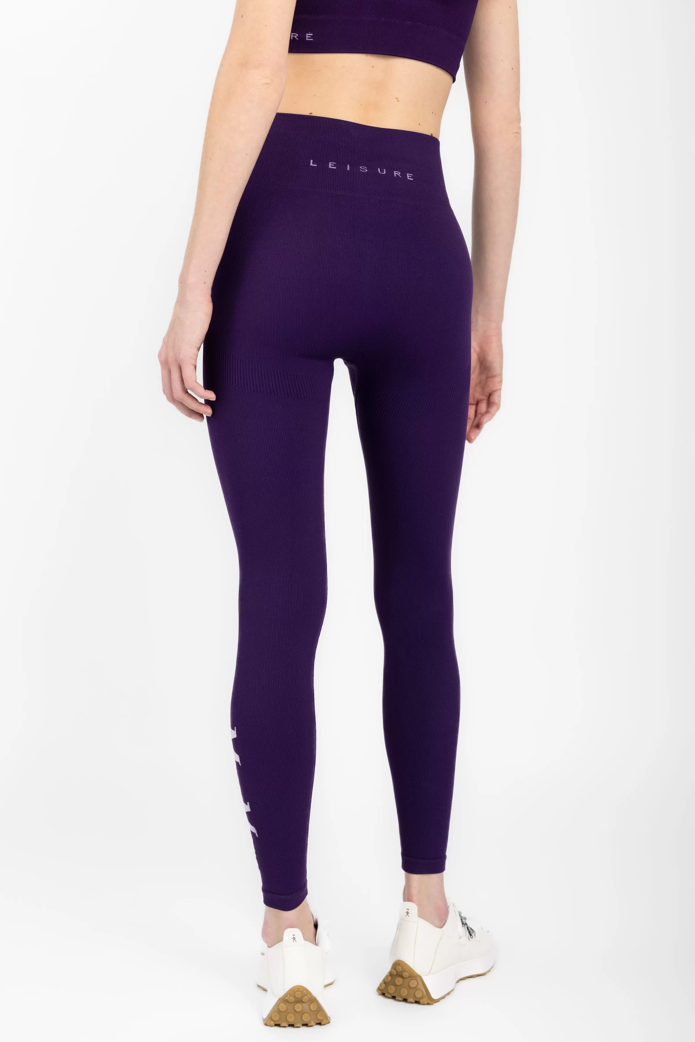 Coccole Knit Legging in Purple