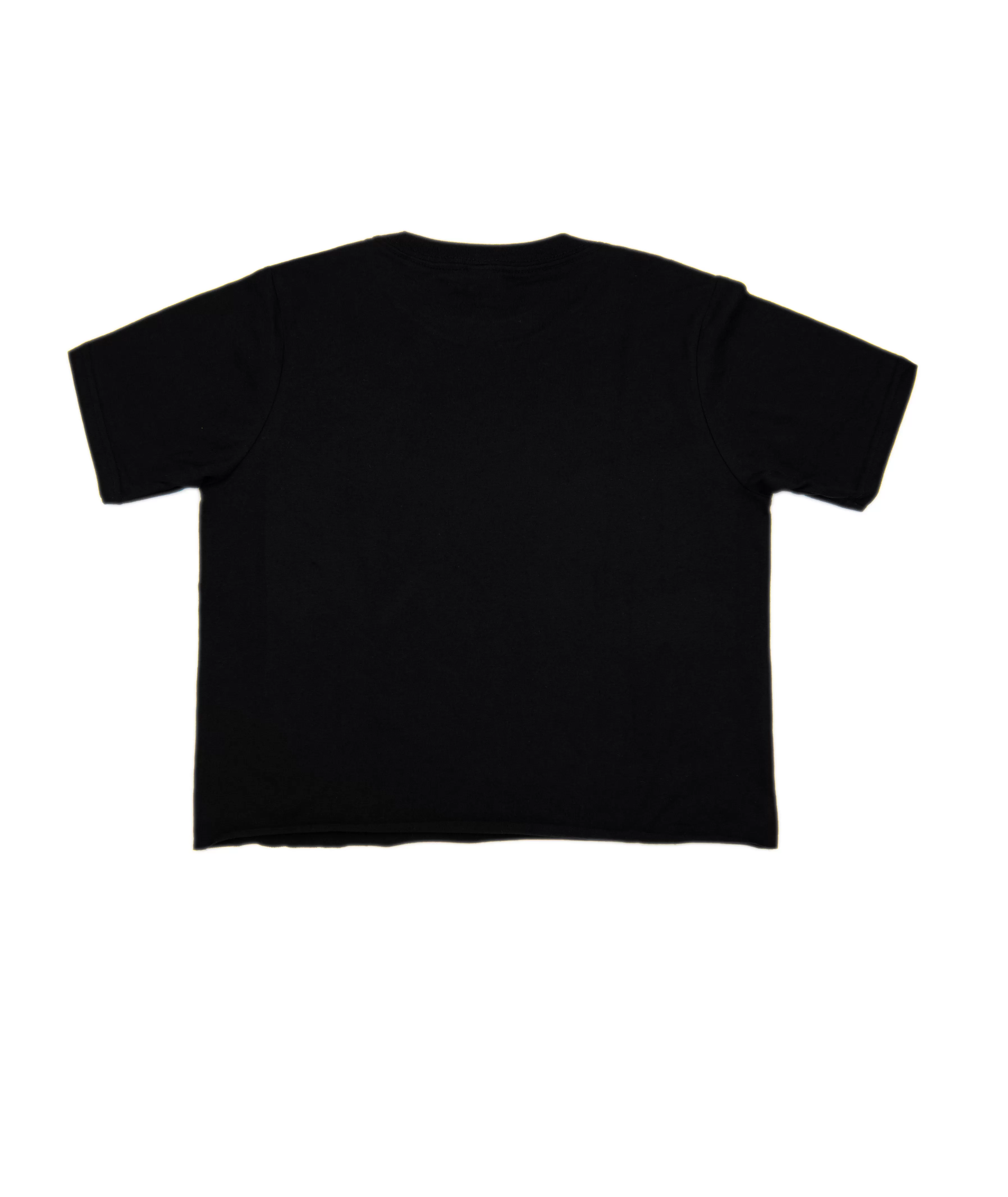 Cursive Heart Black Camp Tee