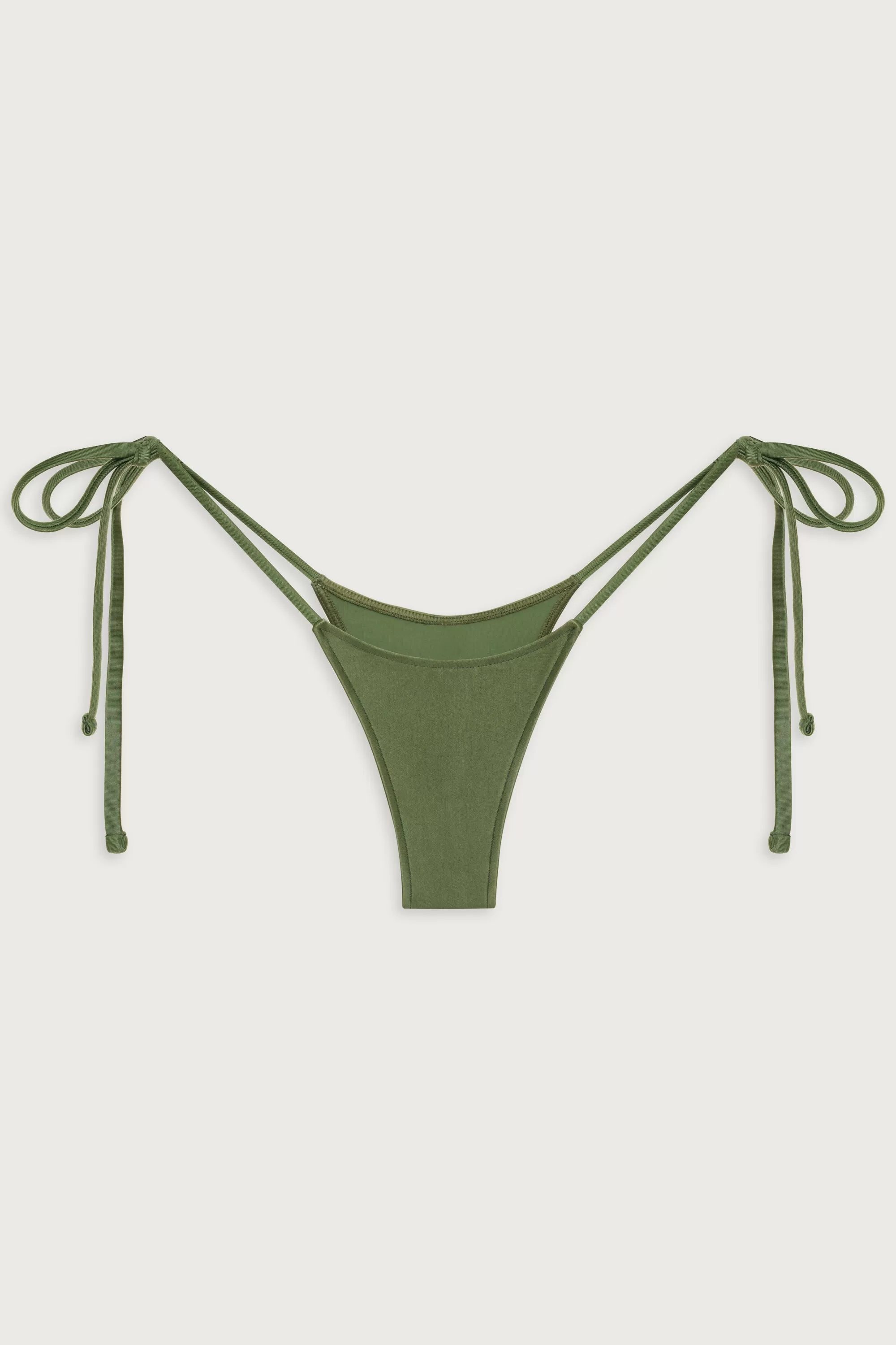 Divine Shine Skimpy Bikini Bottom - Sea Moss