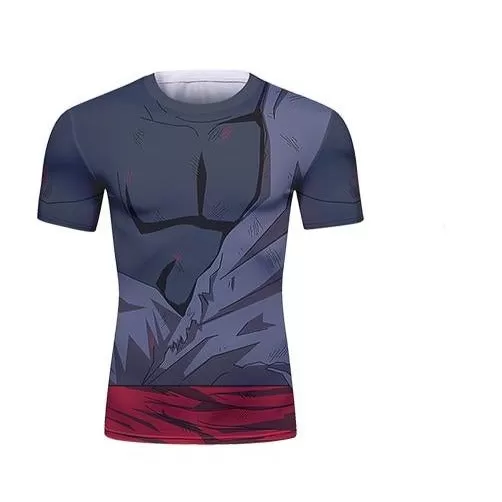 Dragon Ball Z 'Black | Battle Damaged' Short Sleeve Elite Rashguard