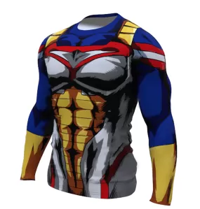 Dragon Ball Z Compression 'Fusion Series | All Mighty Vegeta' Premium Long Sleeve Rashguard