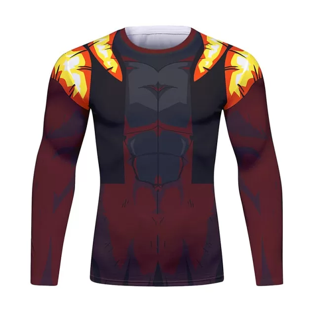 Dragon Ball Z 'Super Saiyan 4 | Onyx Gogeta' Long Sleeve Elite Rashguard