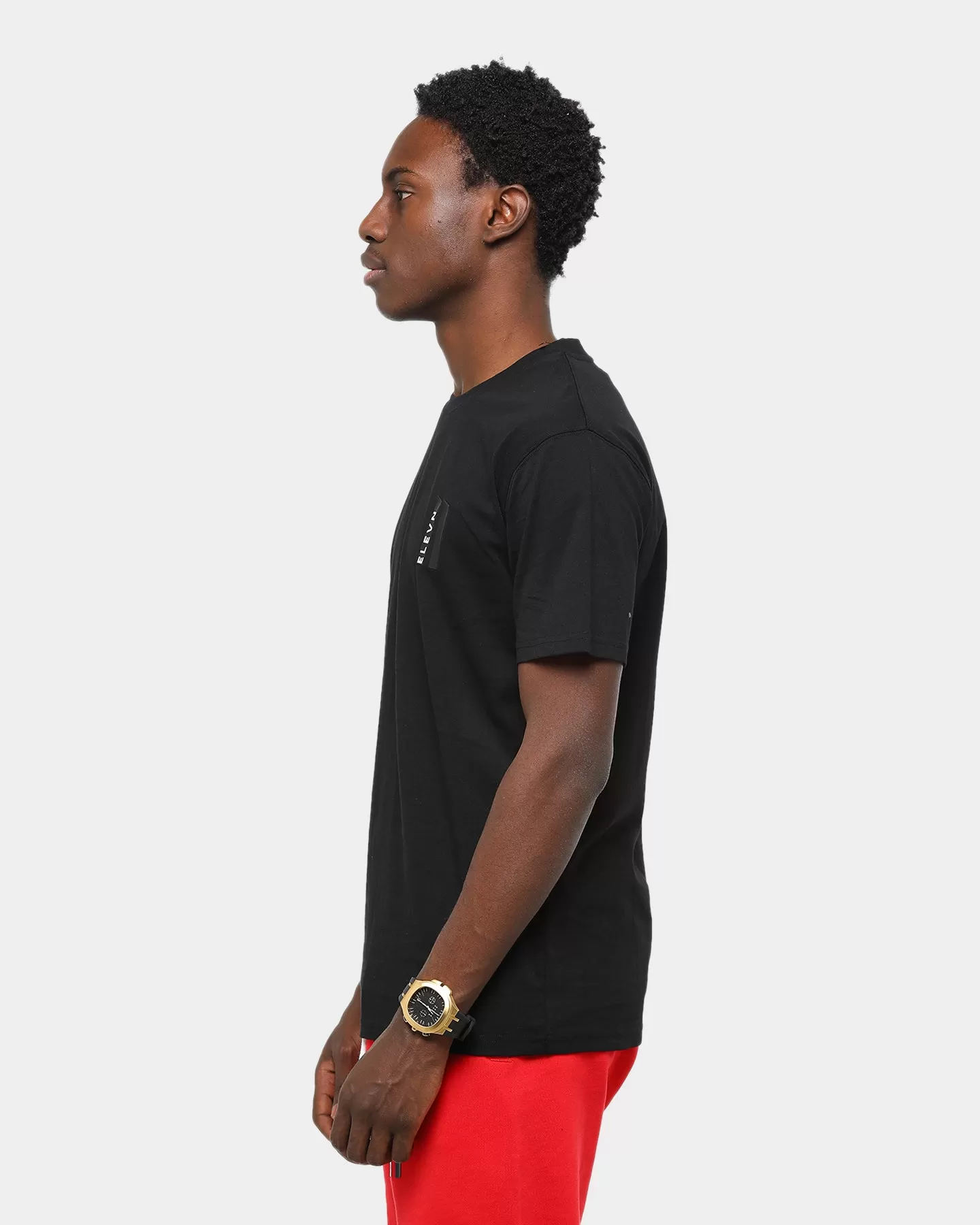 Elevn Clothing Co. Pillar Short Sleeve T-Shirt Black