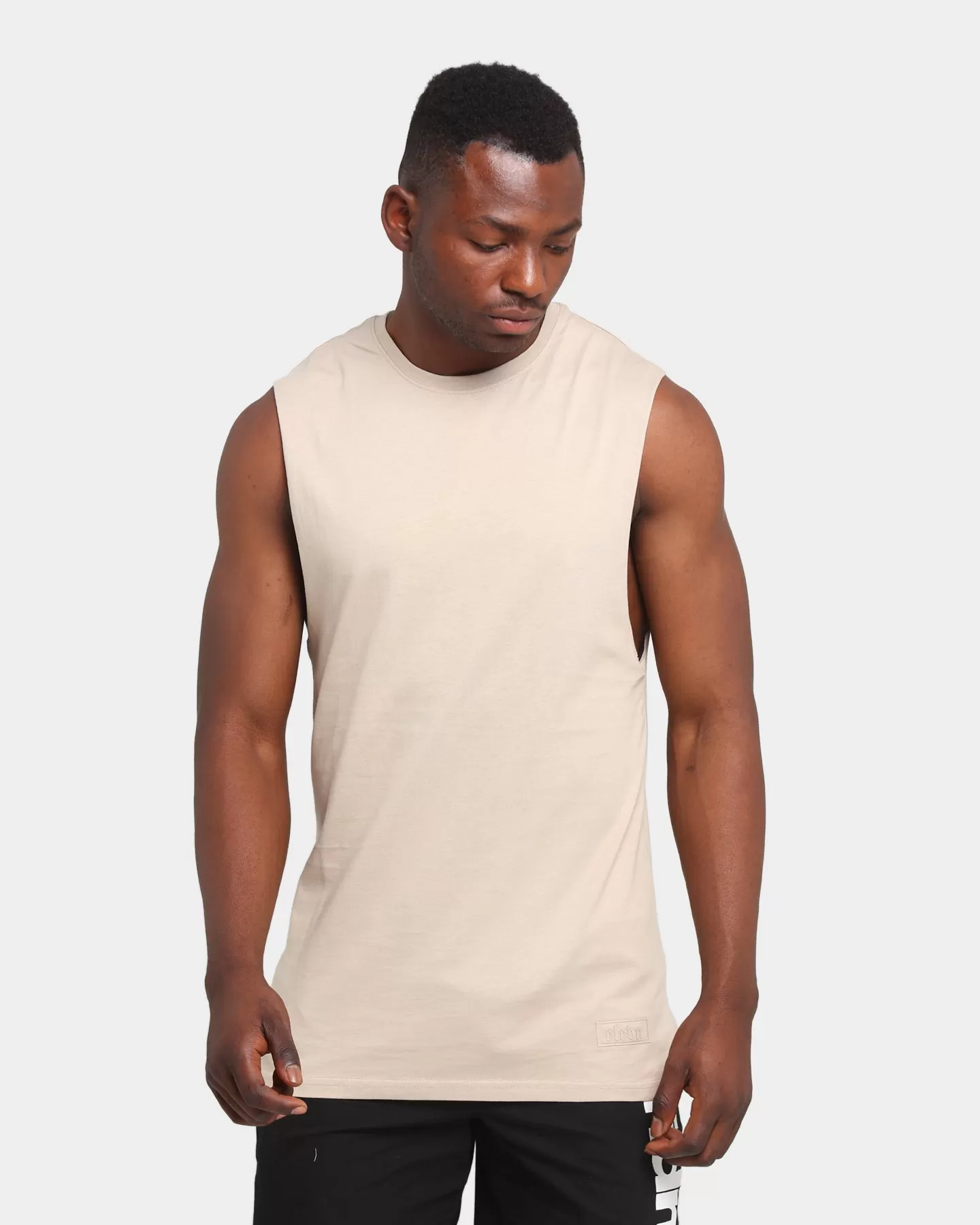 Elevn Clothing Co. Primitive Muscle T-Shirt Beige