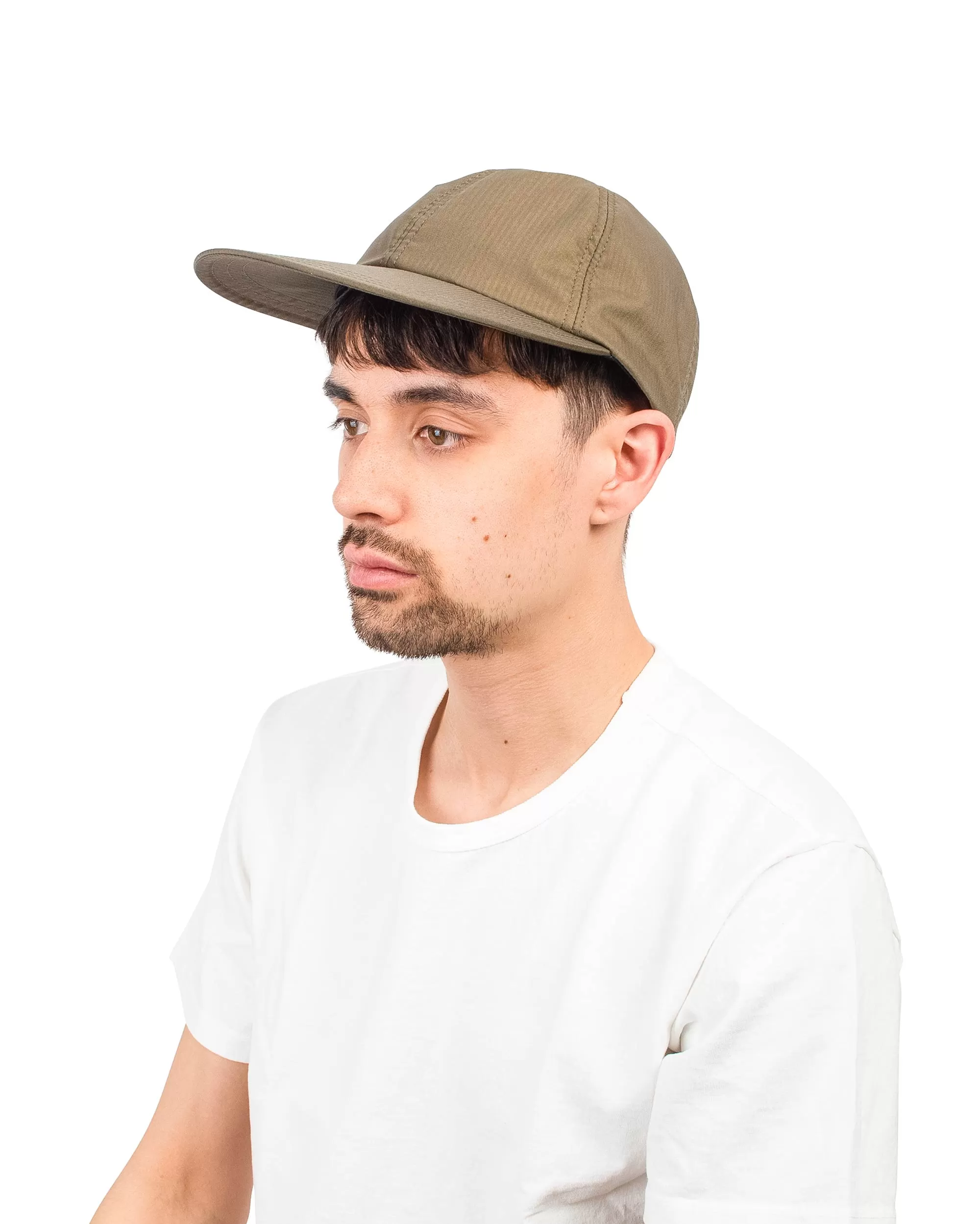 Found Feather Classic 6 Panel Cap Herringbone (CoolMAX) Olive