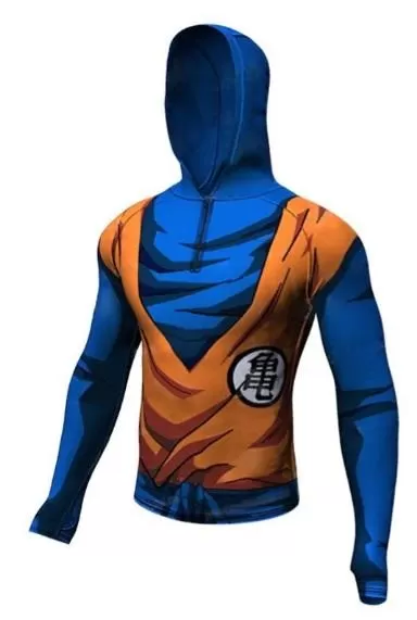 Goku Dragon Ball Z Long Sleeve Rashguard Hoodie