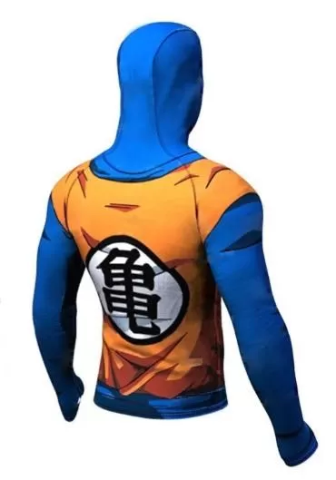 Goku Dragon Ball Z Long Sleeve Rashguard Hoodie