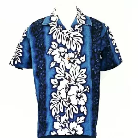 Hibiscus Panel Boys Aloha Shirt