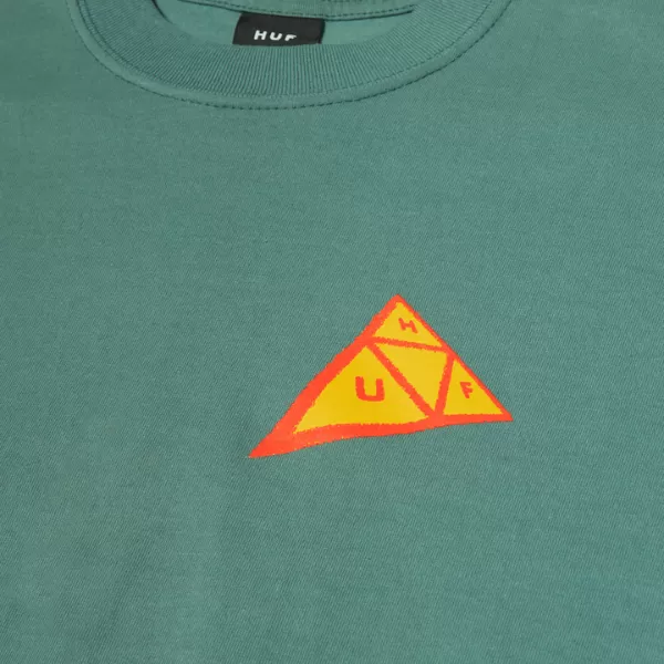 HUF Skewed Triple Triangle T-Shirt - Sage