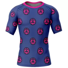 Jojo’s Bizarre Adventure 'Giorno' Short Sleeve Compression Rashguard