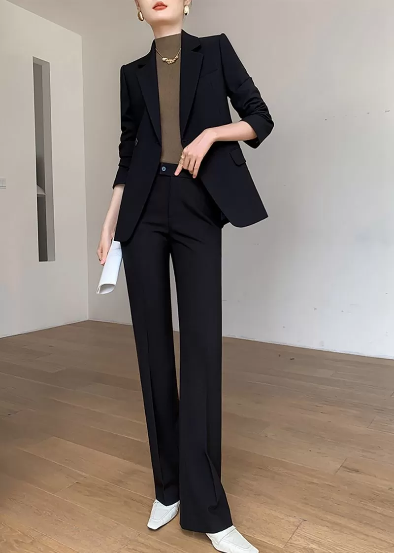 Linette Double Breasted Blazer Pants Suit Two-Piece Set