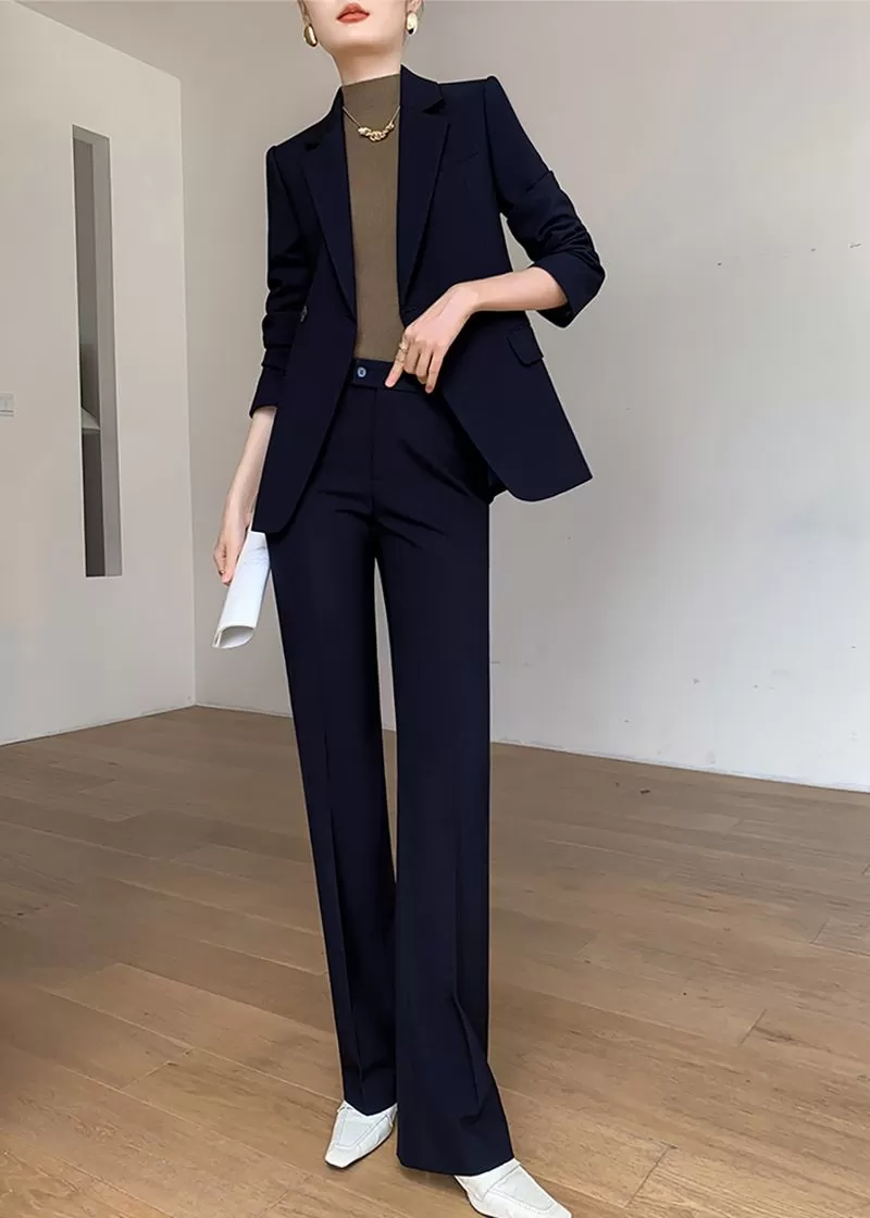 Linette Double Breasted Blazer Pants Suit Two-Piece Set