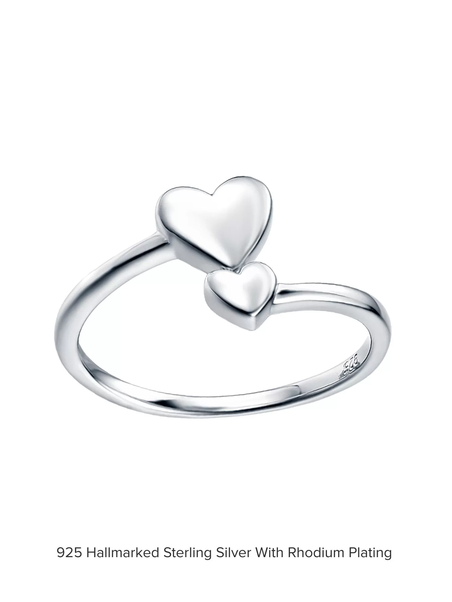 Love Heart Ring In 925 Silver