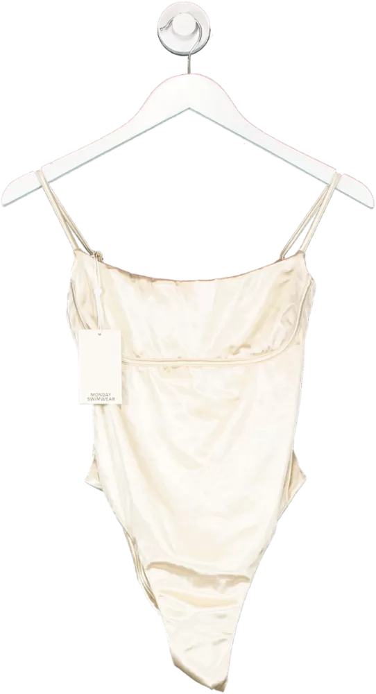 Monday Swimwear Cream Sausalito One Piece Champagne UK S