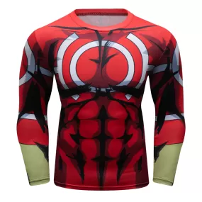 My Hero Academia 'All Might Silver Age' Elite Long Sleeve Rashguard