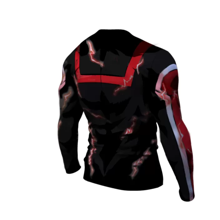 My Hero Academia Compression 'Onyx UA Uniform' Premium Long Sleeve Compression Rashguard