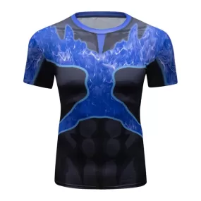 My Hero Academia 'Onyx Endeavor' Elite Short Sleeve Rashguard