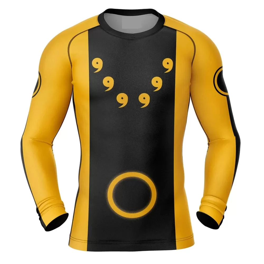 Naruto 'Six Paths' Long Sleeve Compression Rashguard